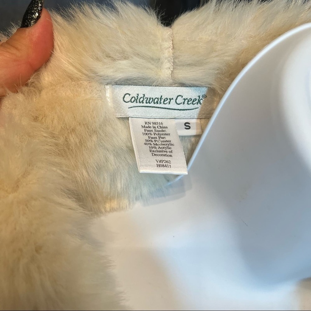 Coldwater Creek Faux Suede Sherpa Line Jacket - image 5